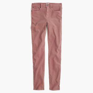 J. Crew High Rise Skinny Cord - dusty brick